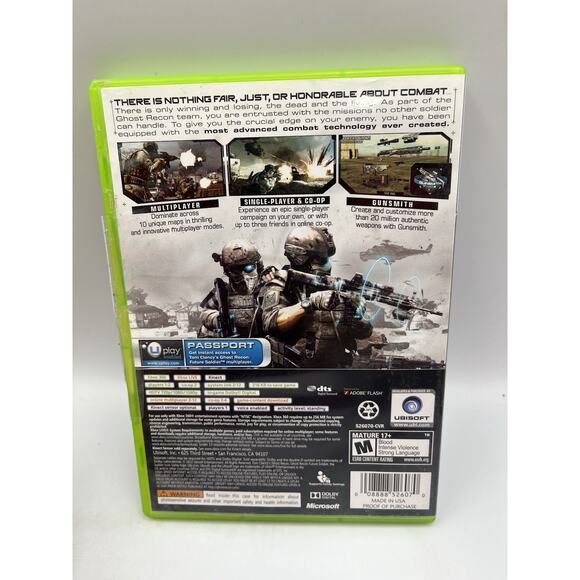 Tom Clancy's Ghost Recon: Future Soldier (Xbox 360 2012) Complete Tested Working - Picture 2 of 6